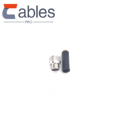 Professional M5 2-Pin Male Cable Connector for Various Industrial Applications