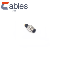 M5 3 Pin Male Connector - IP67 Waterproof, High-Quality Industrial Connector