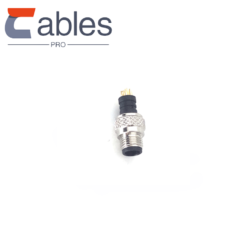 M5 4 Position Waterproof Cable Connector for Industrial Applications