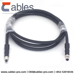 Waterproof M5 Connector Cable - 4 Pin, IP67 IP68 Protection